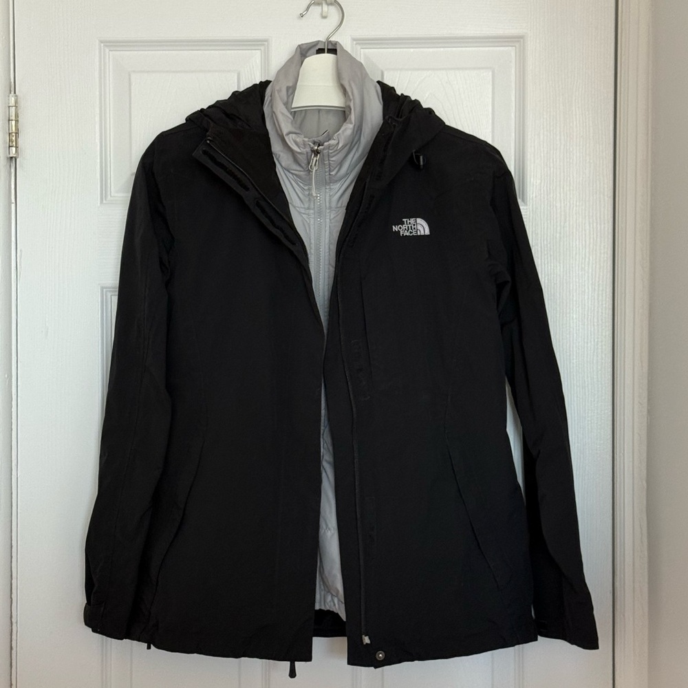 The North Face 3-in-1 Black Jacket Size M